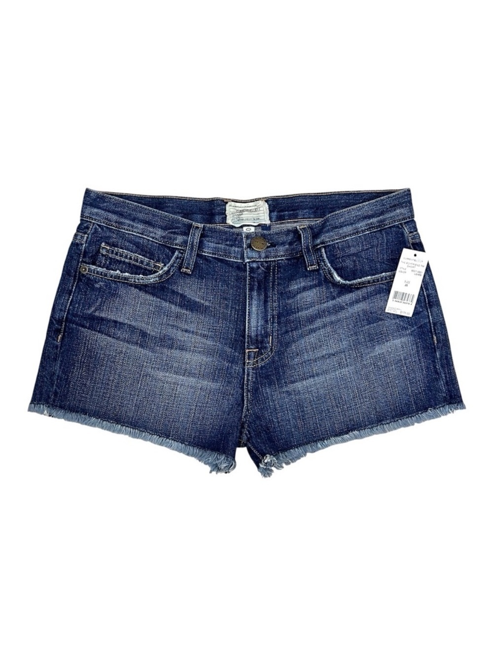 NWT Current Elliot The Boyfriend Short Jean Shorts in Loved Wash